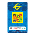 Customized Logo Adhesive Sticker Printing anti-counterfeit PET QR Code Security Label